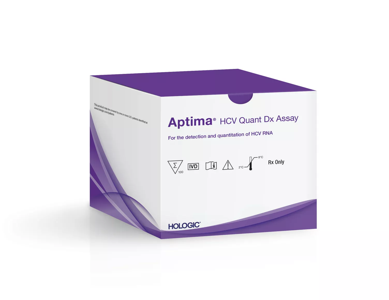 Ensaio Aptima™ HCV Quant Dx em fundo branco