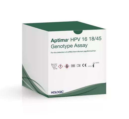 Ensaio de Genotipagem Aptima® HPV em fundo branco