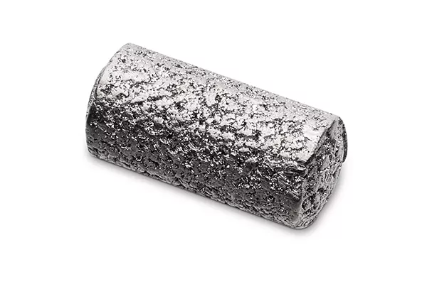 Marcador de biopsia na forma Cork em fundo branco