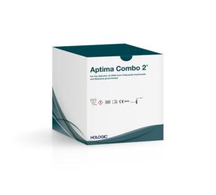 Ensaio Aptima Combo 2® (para CT/NG) da Hologic em fundo branco