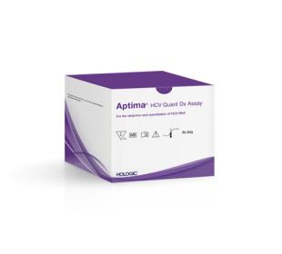 Ensaio Aptima™ HCV Quant Dx da Hologic em fundo branco